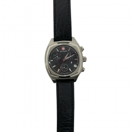 127   -  <p><span class="object_title">Wenger, reloj de pulsera unisex en acero y correa de piel. Nº 536.2016. </span></p>