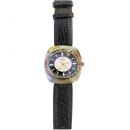 38  -  <p><span class="object_title">Breitling, reloj de pulsera para caballero en acero y correa de piel negra no original, década de 1960. Nº 6408. </span></p>