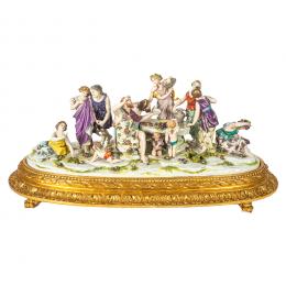 506   -  <p><span class="object_title">Bacanal. Grupo en porcelana de Rudolstadt Volkstedt. Alemania, ppios. del s.XX. </span>.<br></p>