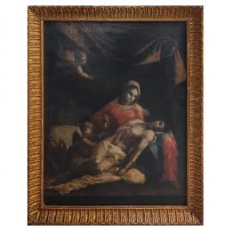 187   -  <p><span class="object_title">Escuela boloñesa, s.XVII. Círculo de Simone Cantarini "Il Pesarese" (Pésaro, 1612-Verona, 1648) <br/>Piedad.</span>.<br></p>