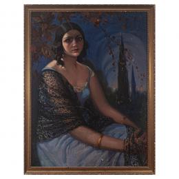 358   -  <p><span class="object_title">Francisco Pons Arnau (Valencia, 1886-Madrid, 1955)<br/>Muchacha con mantón. </span>.<br></p>