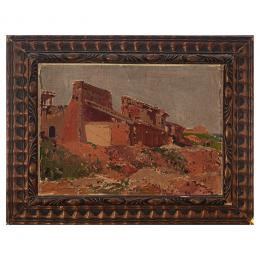 202   -  <p><span class="object_title">José Navarro Llorens (Godella, Valencia, 1867-Valencia, 1923) <br/>Paisaje africano. </span>.<br></p>