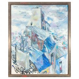 291   -  <p><span class="object_title">Jordi Rollán (Barcelona, 1940) <br/>Vista urbana. </span>.<br></p>