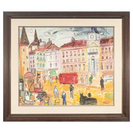 359   -  <p><span class="object_title">Carlos Nadal (París, 1917-Sitges, Barcelona, 1998) <br/>Puerta del Sol. Madrid. </span>.<br></p>