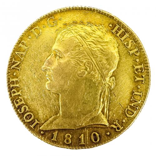 Moneda en oro 320 reales. José Napoleón. Madrid, 1810. Rara