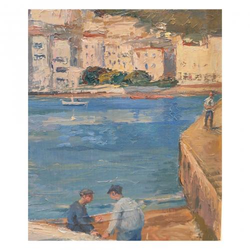 Isidro Ódena (Terrassa, Barcelona, 1910-2008) Cadaqués. 