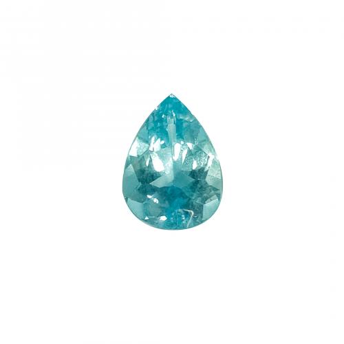 Aguamarina natural talla perilla. 2,29 ct. 10,82 x 7,94 x 5