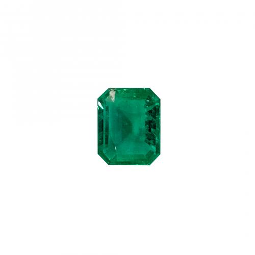 Esmeralda natural talla rectangular. 1,05 ct. 7,67 x 6,33 x