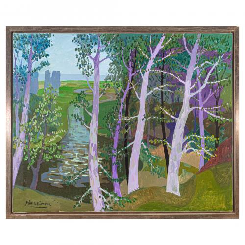 Núria Llimona (Barcelona, 1917-2011) Paisaje. 