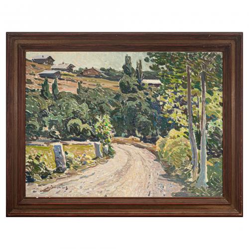 Josep Puigdengolas (Barcelona, 1906-1987) Paisaje. 